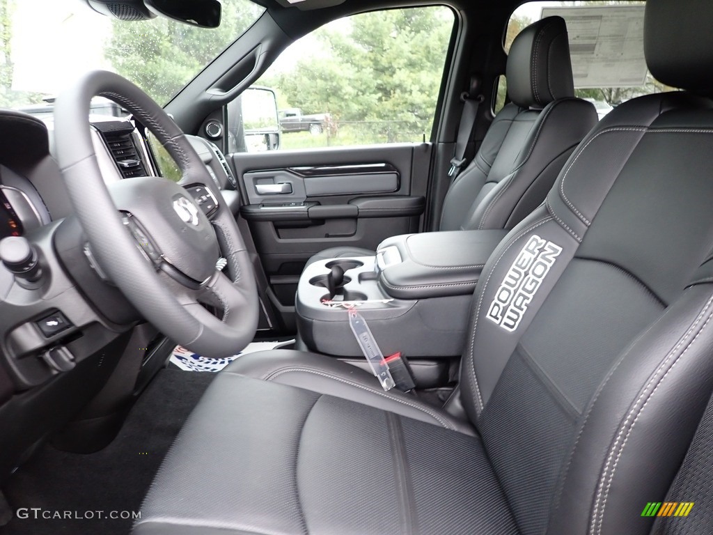 Black Interior 2023 Ram 2500 Power Wagon Crew Cab 4x4 Photo #146044865
