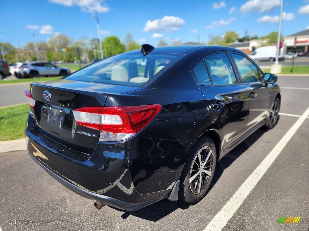 2021 Impreza Premium Sedan - Crystal Black Silica / Ivory photo #3