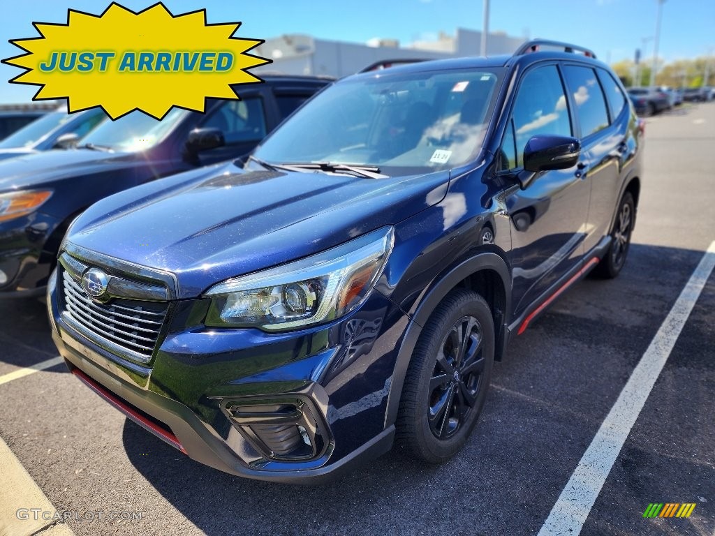 2020 Forester 2.5i Sport - Dark Blue Pearl / Gray photo #1