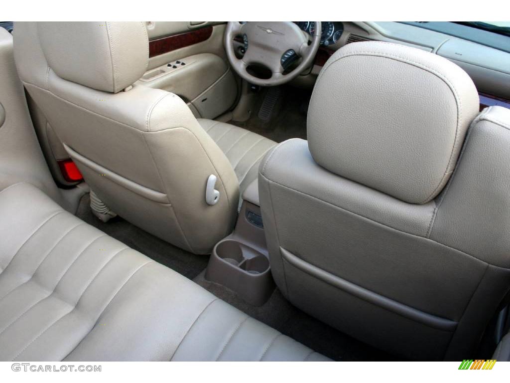 2001 Sebring LXi Convertible - Dark Garnet Red Pearlcoat / Taupe photo #54