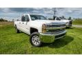 Summit White - Silverado 3500HD Work Truck Double Cab 4x4 Photo No. 1