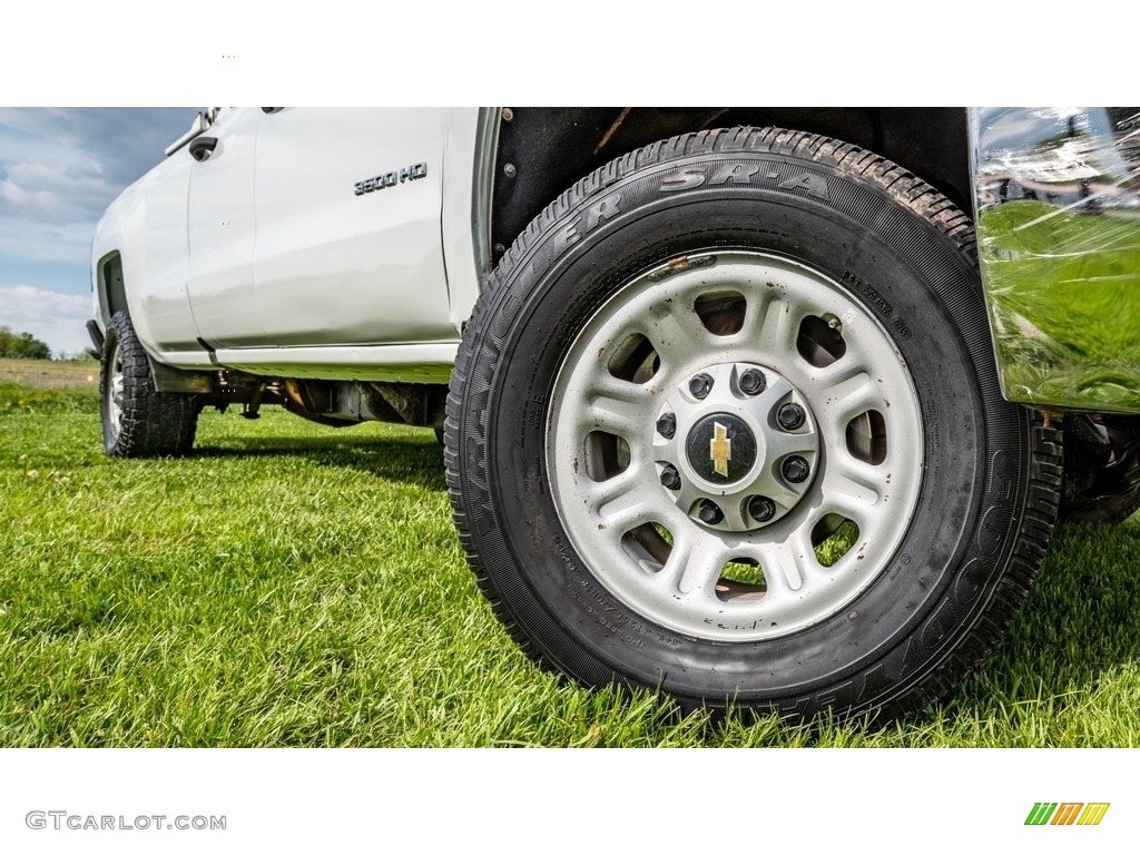 2018 Silverado 3500HD Work Truck Double Cab 4x4 - Summit White / Dark Ash/Jet Black photo #2