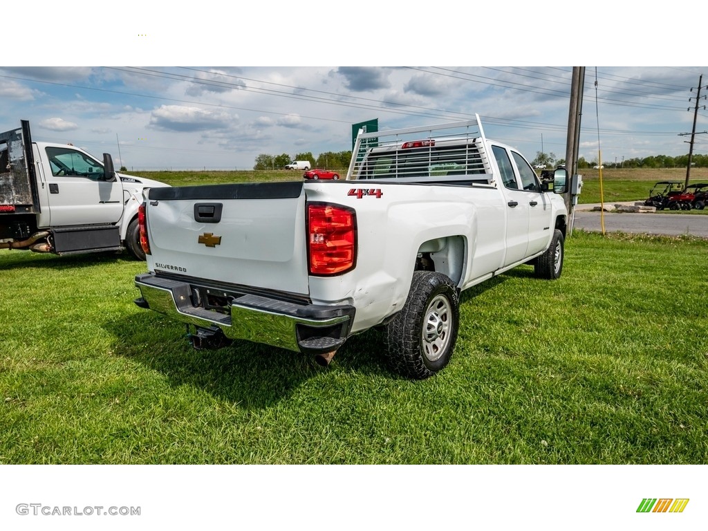 2018 Silverado 3500HD Work Truck Double Cab 4x4 - Summit White / Dark Ash/Jet Black photo #4