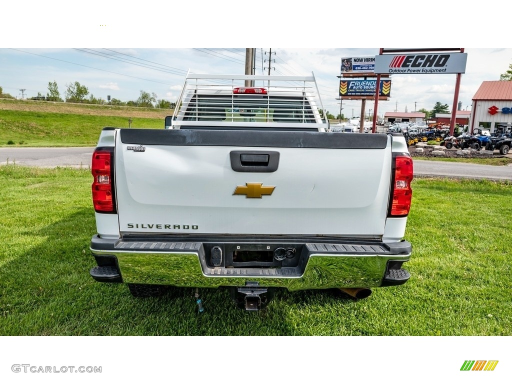 2018 Silverado 3500HD Work Truck Double Cab 4x4 - Summit White / Dark Ash/Jet Black photo #5