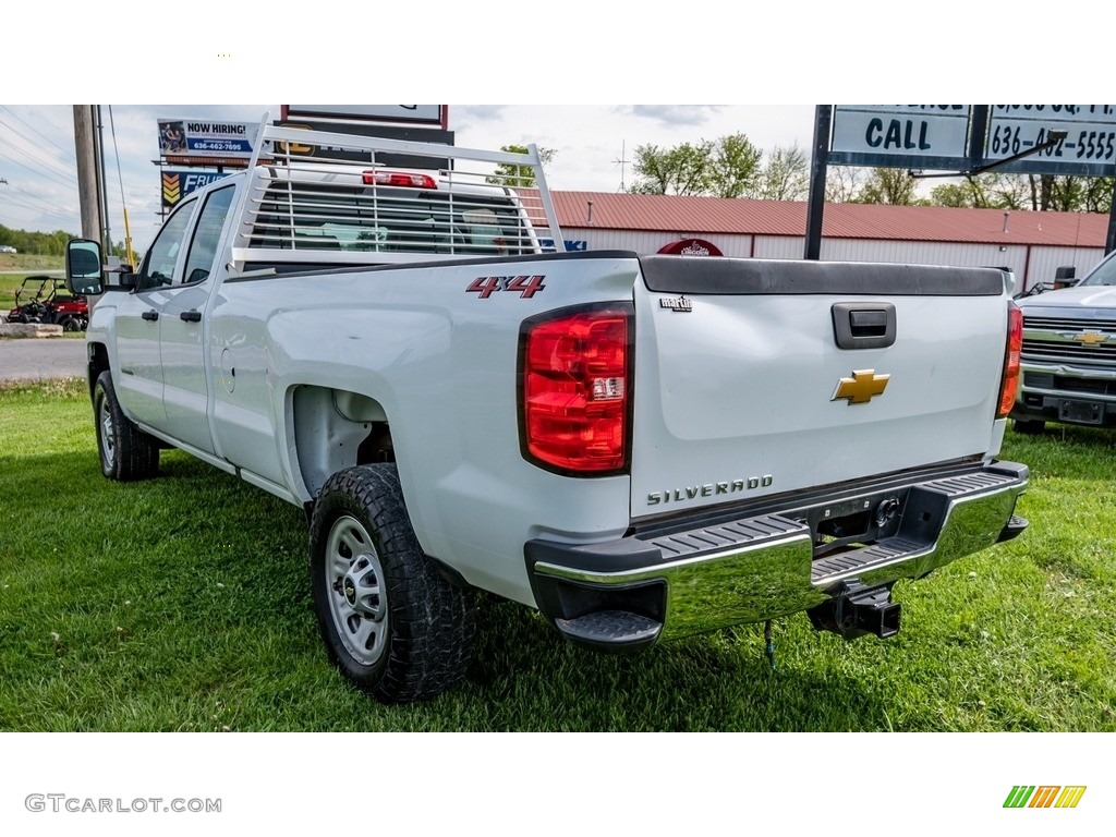 2018 Silverado 3500HD Work Truck Double Cab 4x4 - Summit White / Dark Ash/Jet Black photo #6