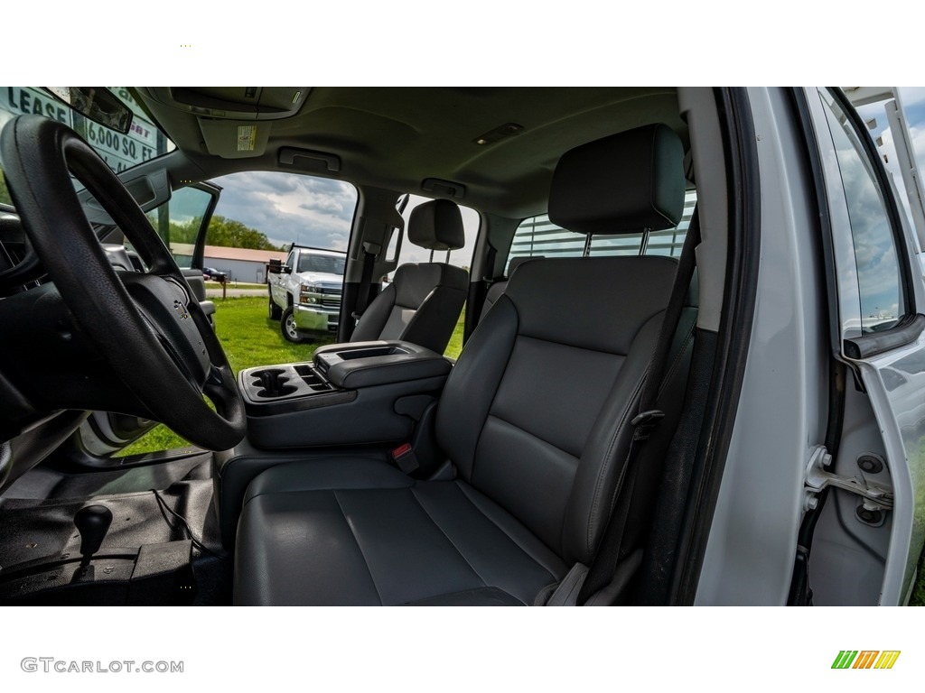 2018 Silverado 3500HD Work Truck Double Cab 4x4 - Summit White / Dark Ash/Jet Black photo #17