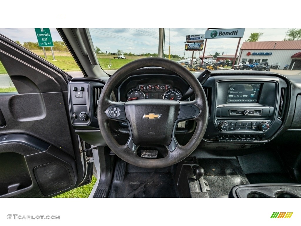 2018 Silverado 3500HD Work Truck Double Cab 4x4 - Summit White / Dark Ash/Jet Black photo #27