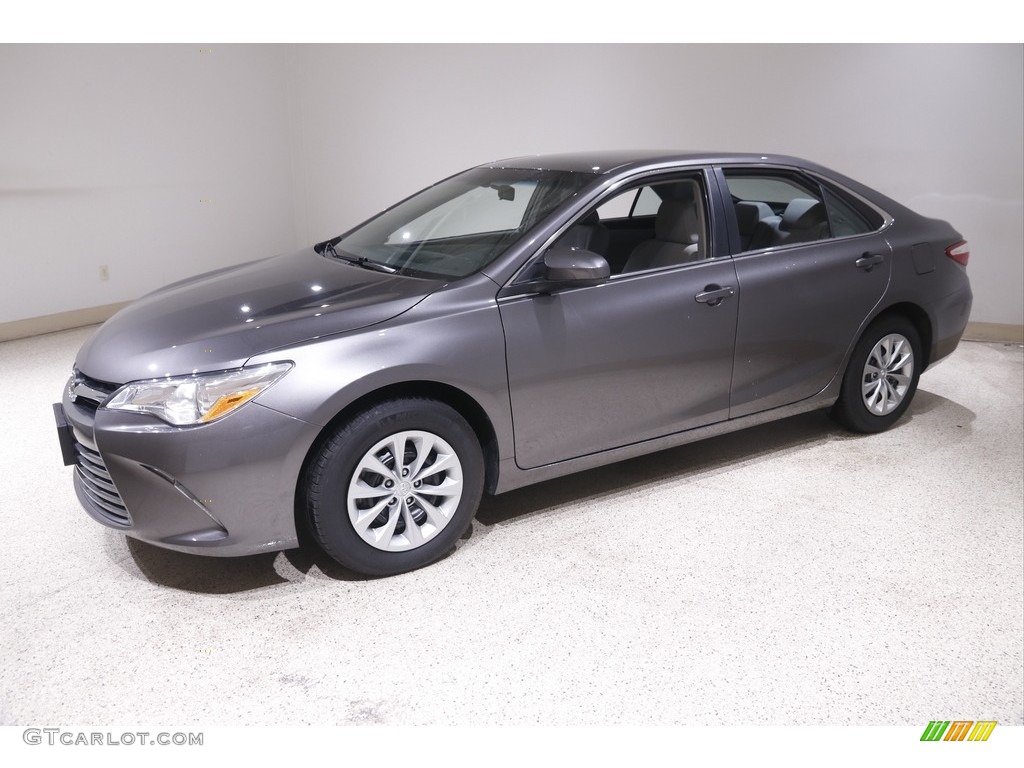 2017 Camry LE - Predawn Gray Mica / Ash photo #3