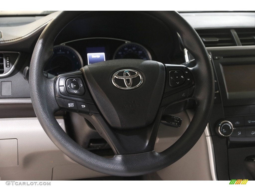 2017 Camry LE - Predawn Gray Mica / Ash photo #7