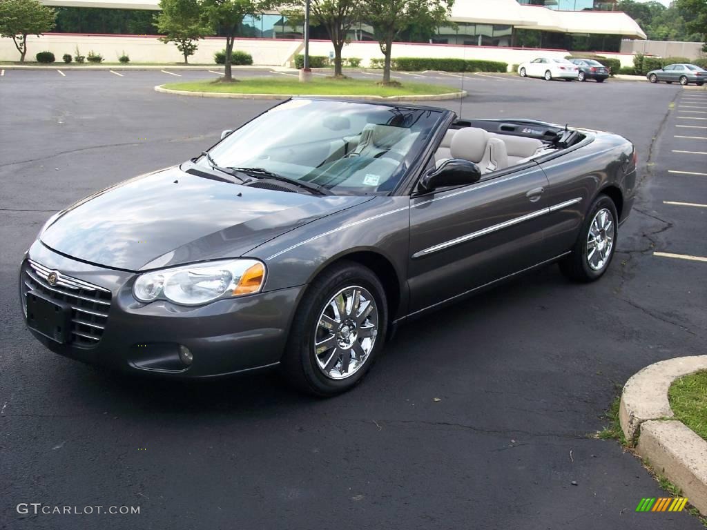 2004 Sebring Limited Convertible - Graphite Metallic / Taupe photo #50