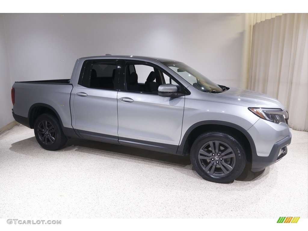 Lunar Silver Metallic 2019 Honda Ridgeline Sport AWD Exterior Photo #146046750