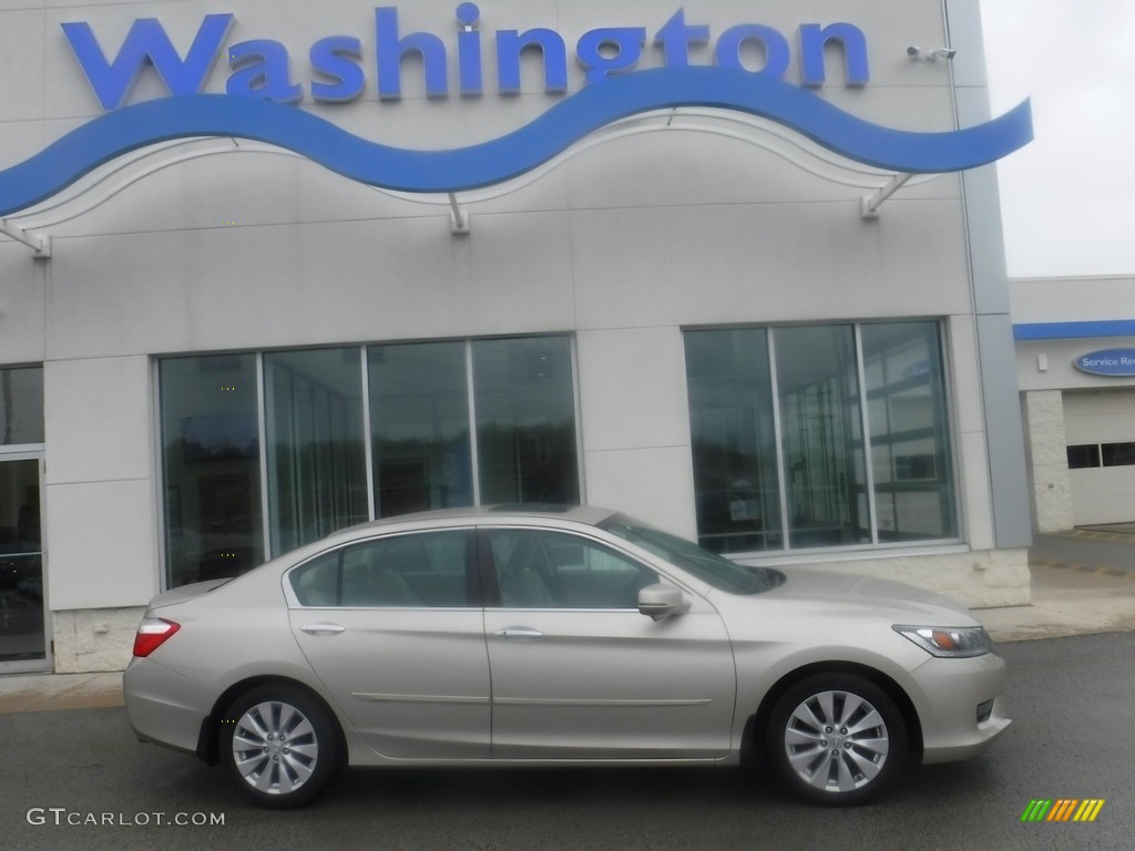 2014 Accord EX Sedan - Champagne Frost Pearl / Ivory photo #2