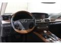 Black and Saddle Tan/Matte Dark Brown Ash Burl Dashboard Photo for 2013 Lexus LS #146047359
