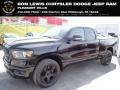 2020 Diamond Black Crystal Pearl Ram 1500 Big Horn Night Edition Quad Cab 4x4  photo #1