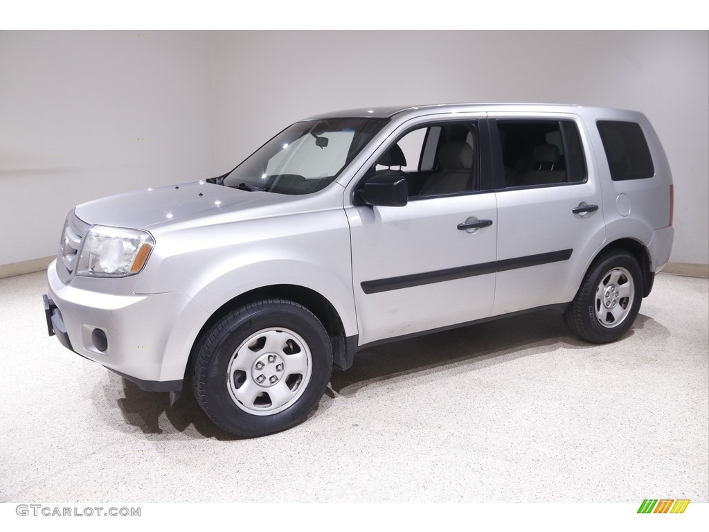 2011 Pilot LX 4WD - Alabaster Silver Metallic / Gray photo #3