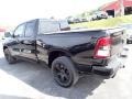 2020 Diamond Black Crystal Pearl Ram 1500 Big Horn Night Edition Quad Cab 4x4  photo #3