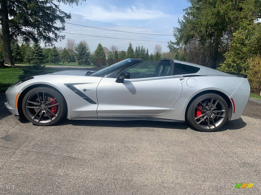 2014 Corvette Stingray Coupe Z51 - Blade Silver Metallic / Jet Black photo #3