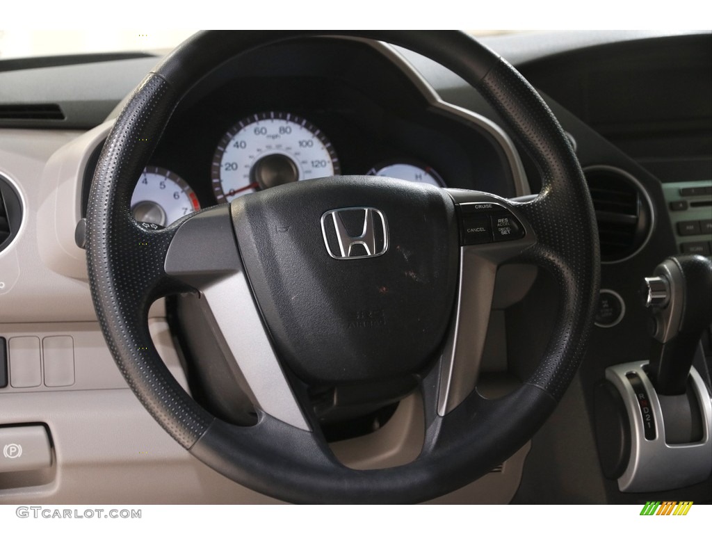 2011 Pilot LX 4WD - Alabaster Silver Metallic / Gray photo #7