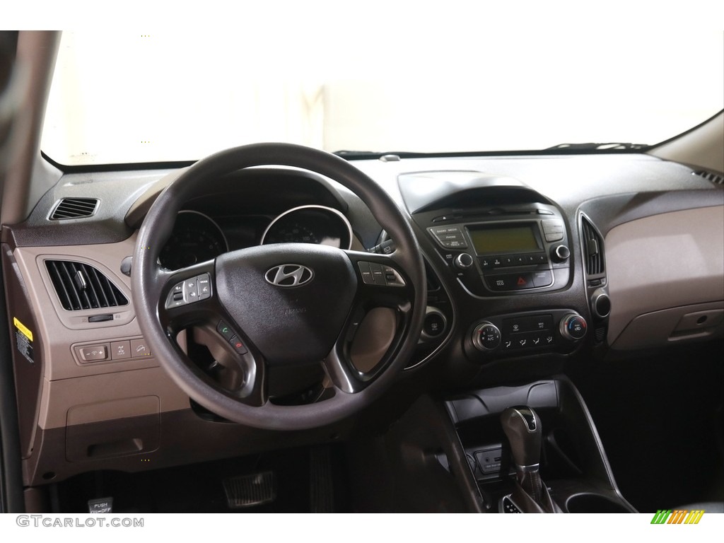 2014 Hyundai Tucson GLS AWD Beige Dashboard Photo #146047959