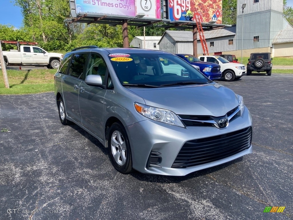 2020 Sienna LE - Celestial Silver Metallic / Ash photo #7