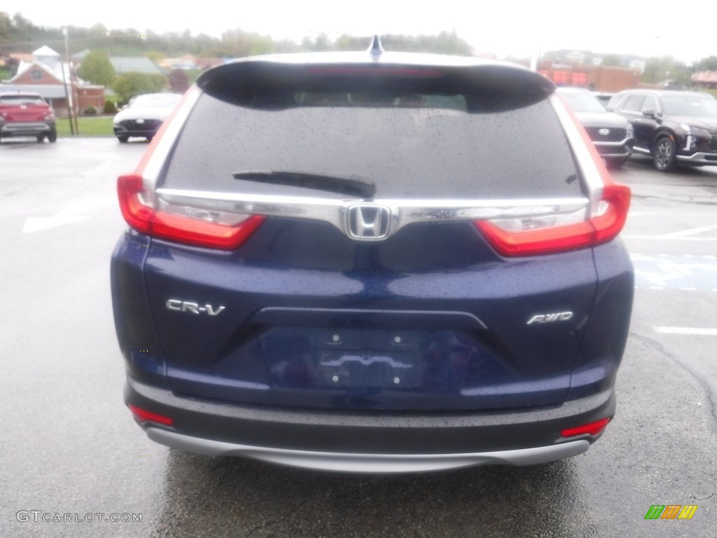 2017 CR-V EX AWD - Obsidian Blue Pearl / Gray photo #9