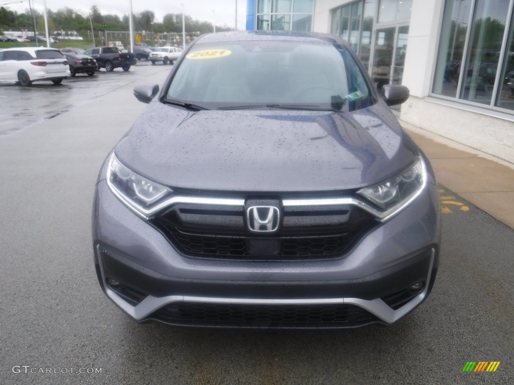 2021 CR-V EX AWD - Modern Steel Metallic / Black photo #5