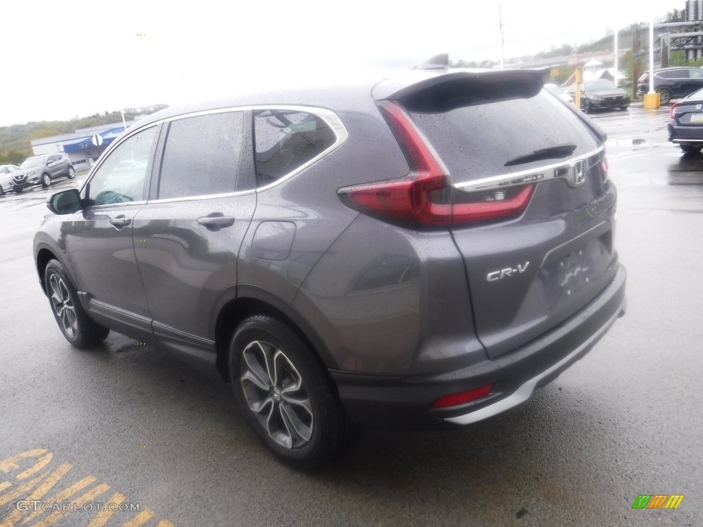 2021 CR-V EX AWD - Modern Steel Metallic / Black photo #8