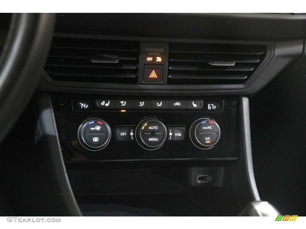 2019 Jetta R-Line - Platinum Gray Metallic / Titan Black/Storm Gray photo #13