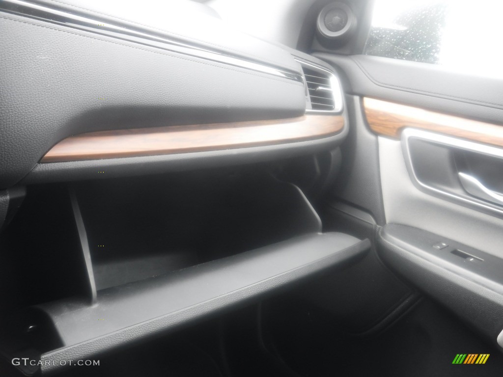2017 CR-V EX AWD - Obsidian Blue Pearl / Gray photo #29