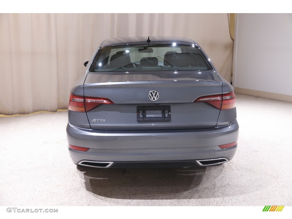 2019 Jetta R-Line - Platinum Gray Metallic / Titan Black/Storm Gray photo #18