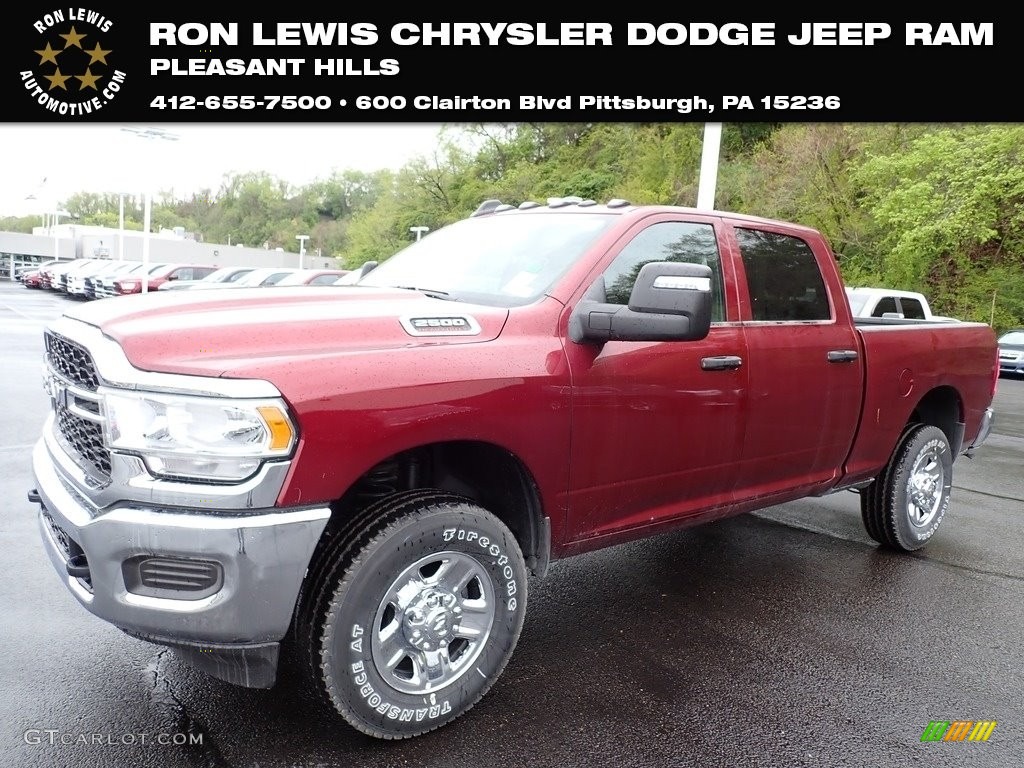 2023 2500 Tradesman Crew Cab 4x4 - Delmonico Red Pearl / Black photo #1