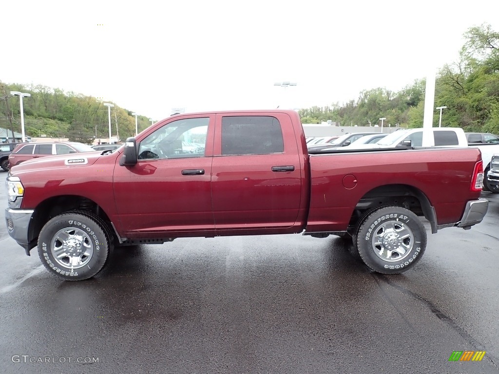 2023 2500 Tradesman Crew Cab 4x4 - Delmonico Red Pearl / Black photo #2
