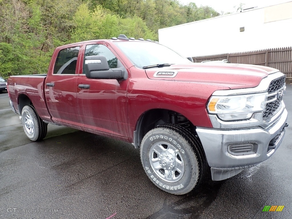 2023 2500 Tradesman Crew Cab 4x4 - Delmonico Red Pearl / Black photo #8
