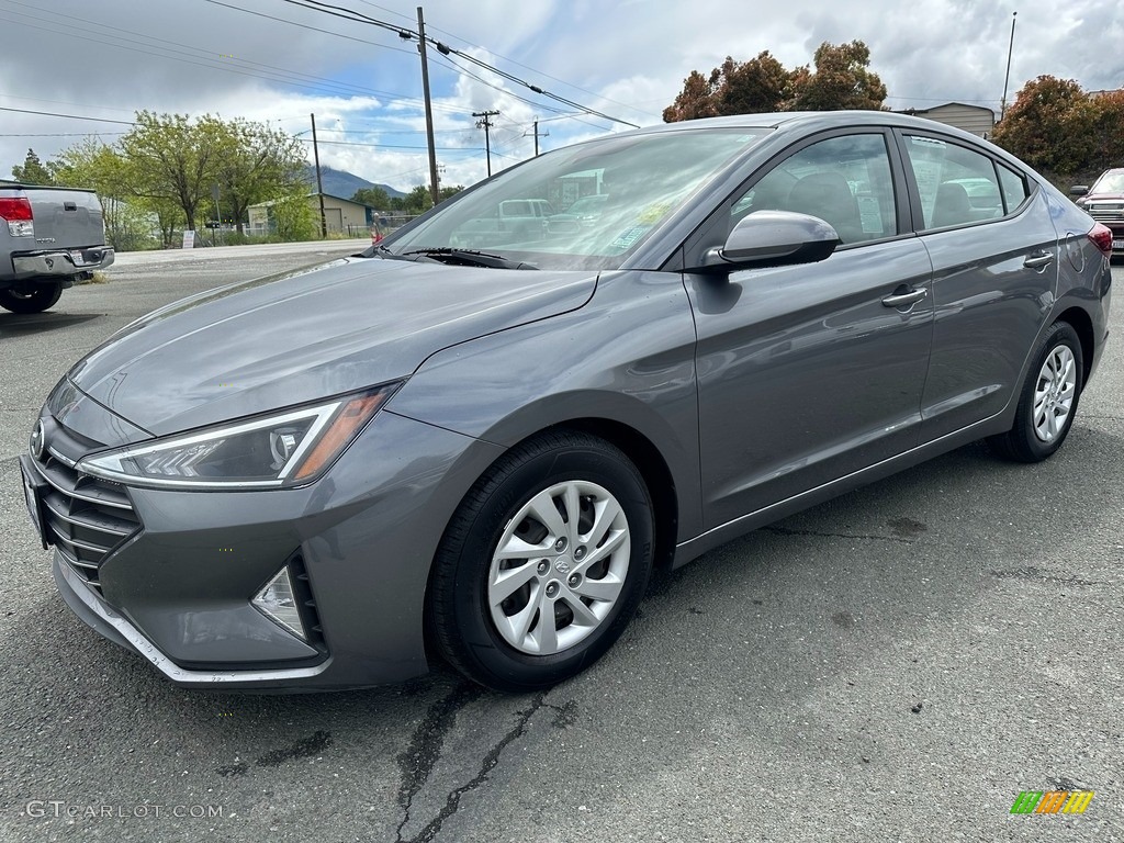 2020 Elantra SE - Machine Gray / Gray photo #3