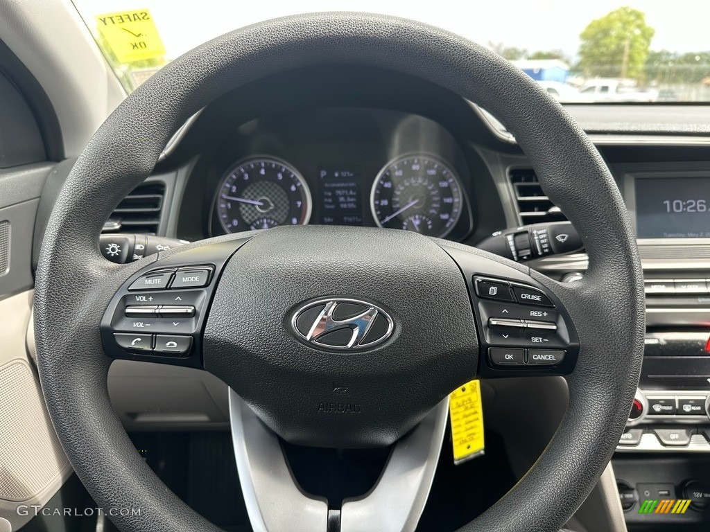 2020 Elantra SE - Machine Gray / Gray photo #9