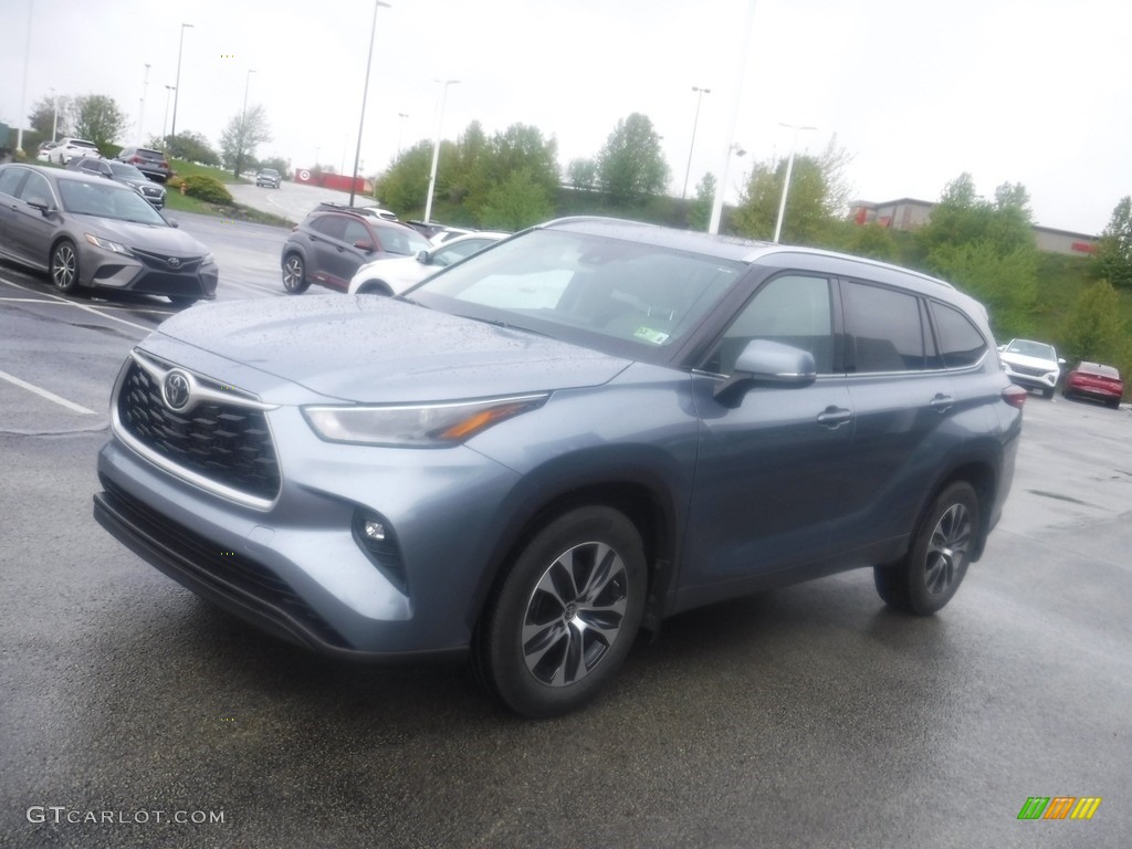 2021 Highlander XLE AWD - Blueprint / Harvest Beige photo #6