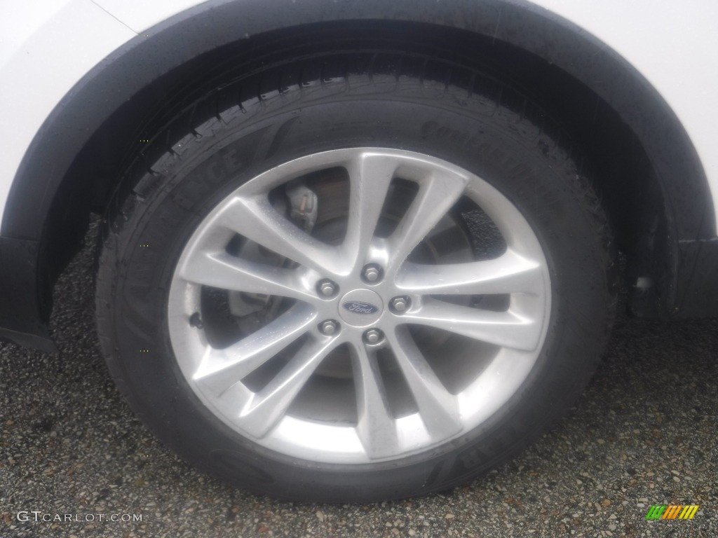 2018 Explorer XLT 4WD - White Platinum / Medium Stone photo #5