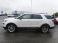 2018 White Platinum Ford Explorer XLT 4WD  photo #7