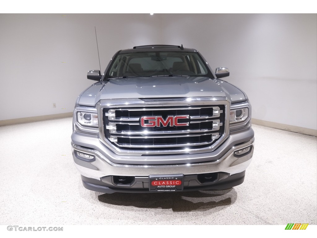 2017 Sierra 1500 SLT Crew Cab 4WD - Pepperdust Metallic / Cocoa/­Dune photo #2