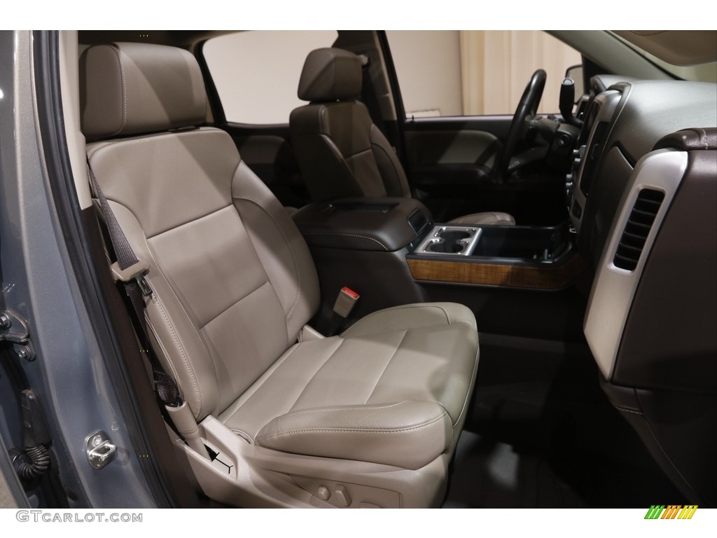 2017 Sierra 1500 SLT Crew Cab 4WD - Pepperdust Metallic / Cocoa/­Dune photo #18