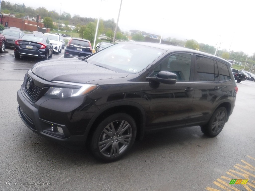 2020 Passport EX-L AWD - Crystal Black Pearl / Black photo #6