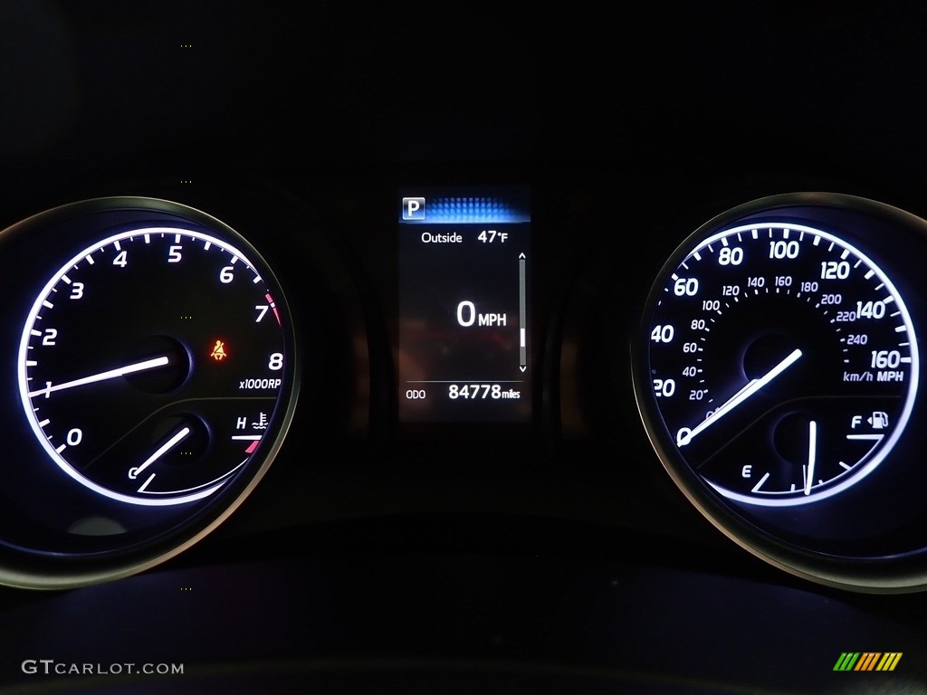 2018 Camry LE - Midnight Black Metallic / Black photo #24