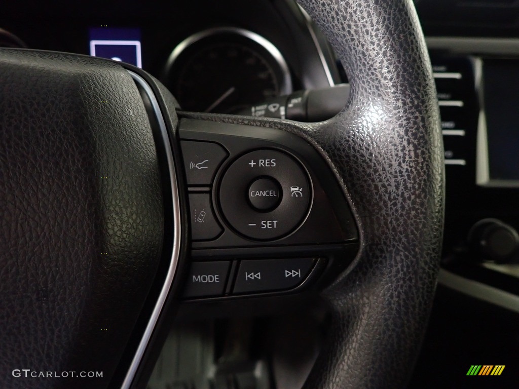 2018 Camry LE - Midnight Black Metallic / Black photo #26