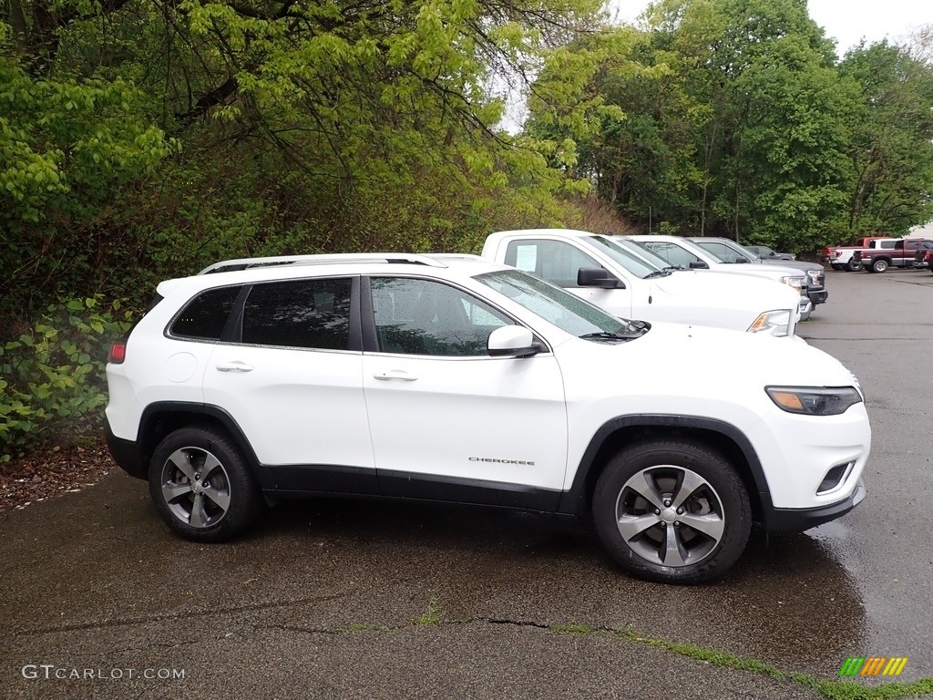 2019 Cherokee Limited 4x4 - Bright White / Black photo #4