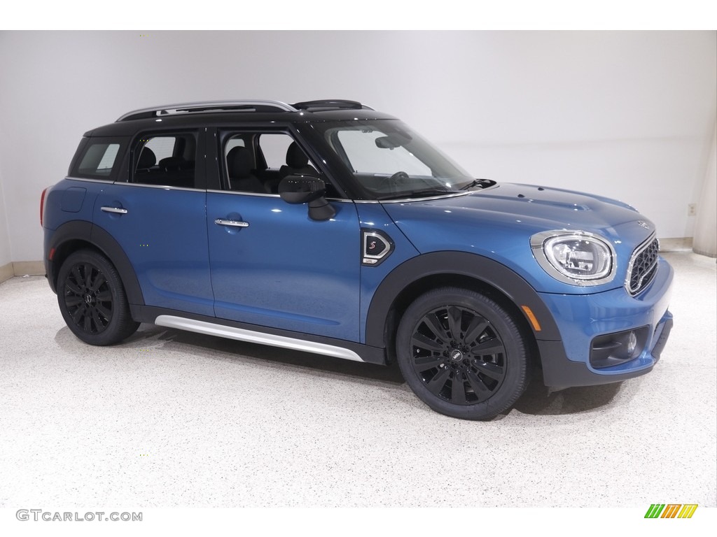 2020 Countryman Cooper S All4 - Island Blue Metallic / Black Pearl photo #1