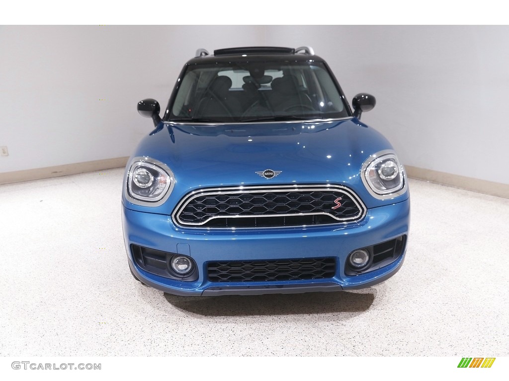 2020 Countryman Cooper S All4 - Island Blue Metallic / Black Pearl photo #2
