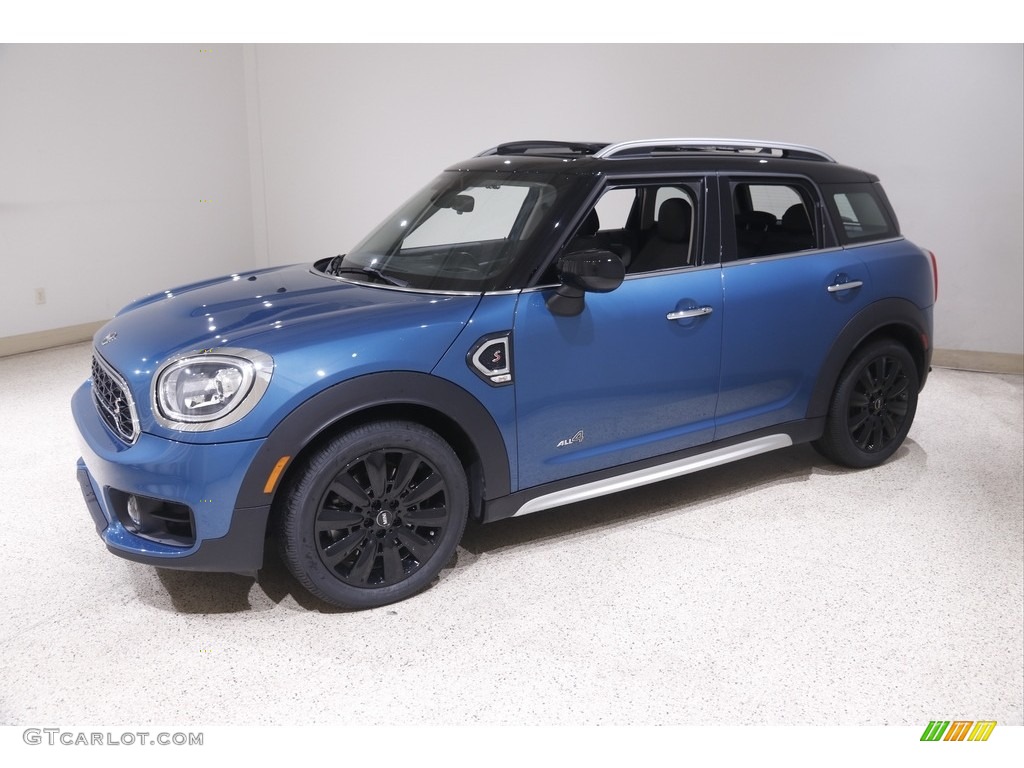 2020 Countryman Cooper S All4 - Island Blue Metallic / Black Pearl photo #3