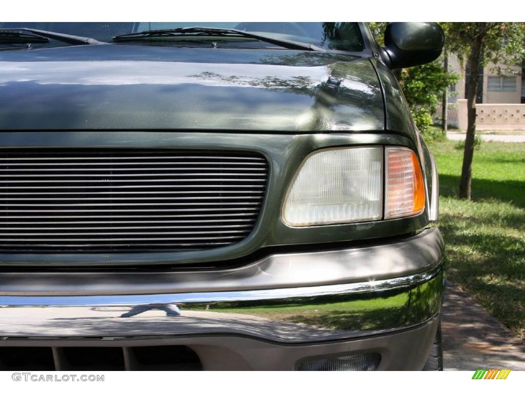 2001 Expedition Eddie Bauer 4x4 - Estate Green Metallic / Medium Parchment photo #24