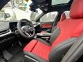 2023 BMW X1 Red/Black Bicolor Interior Front Seat Photo