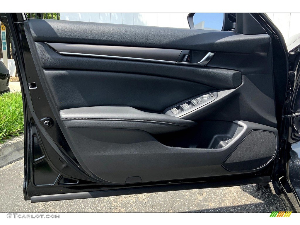 2020 Honda Accord LX Sedan Black Door Panel Photo #146055670
